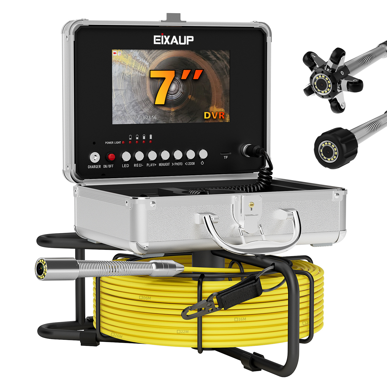 AHD endoscope, 1080P HD, 7 inch, 17-23mm probe