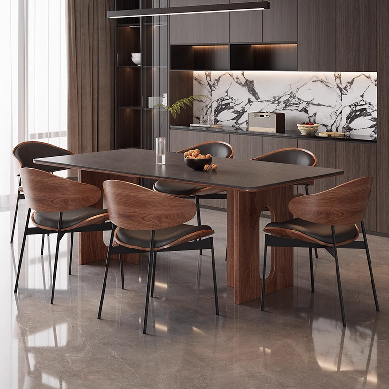 Danvance mesas de comedor de estilo medieval y sillas de comedor 2024 nuevo estilo de crema para perezoso sillas artísticas domésticas IMS