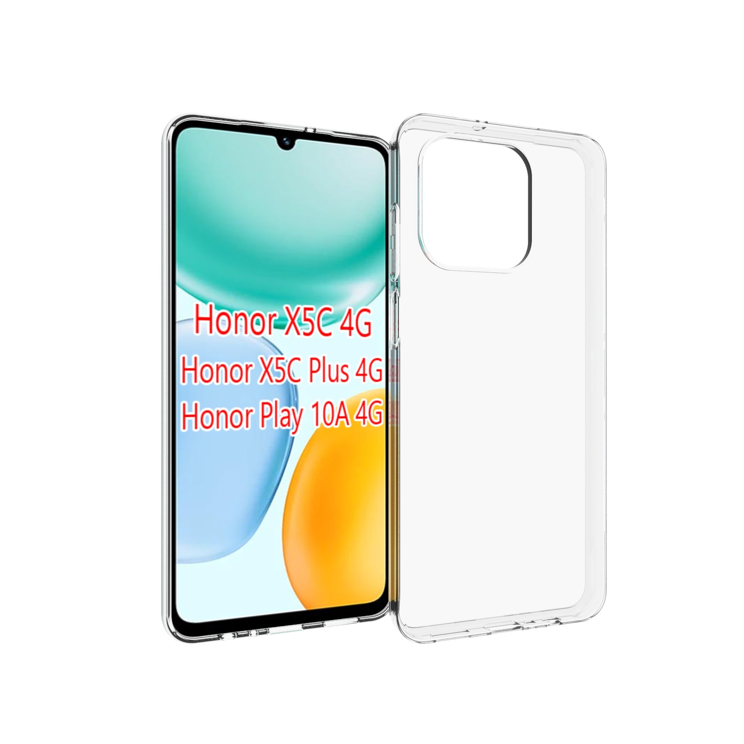 适用荣耀Honor X5C Plus 4G Play 10A光面防水印手机配件素材软胶