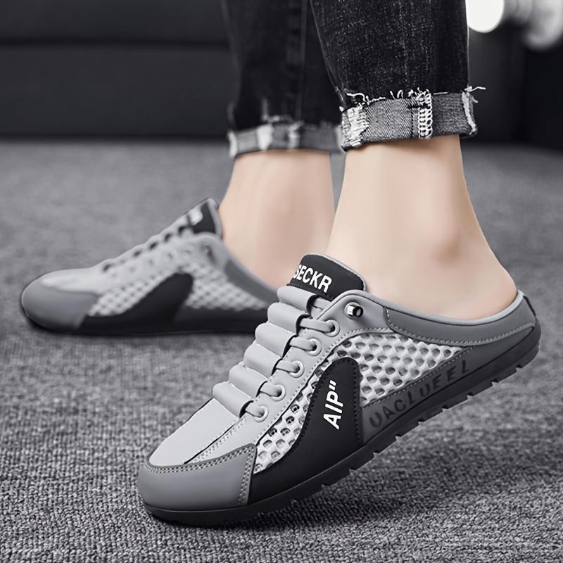 2025 New Cross-Border Dropshipping Men's Casual Shoes New Breathable Closed-Toe Slippers for Men