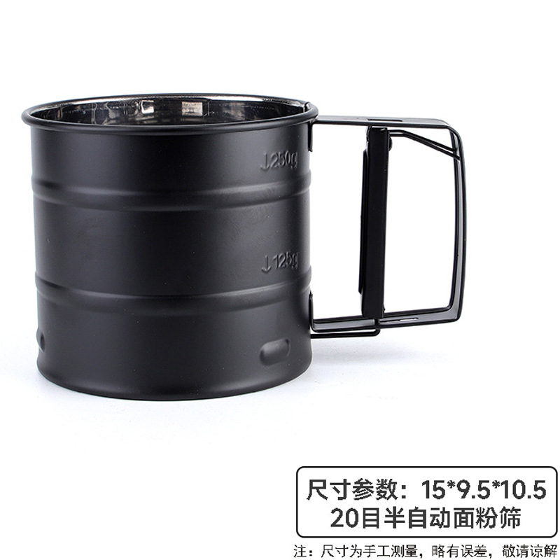 Paint tamiz de harina negra