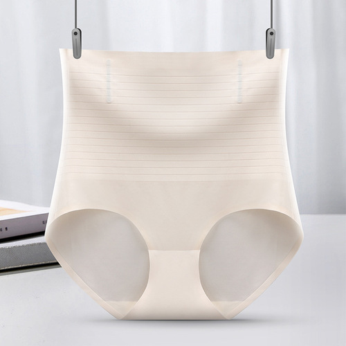 Postpartum Abdominal Binder High-Waisted Body Shaping Panties Slim Shaping Underwear No-Rolling Triangle Pants for Women
