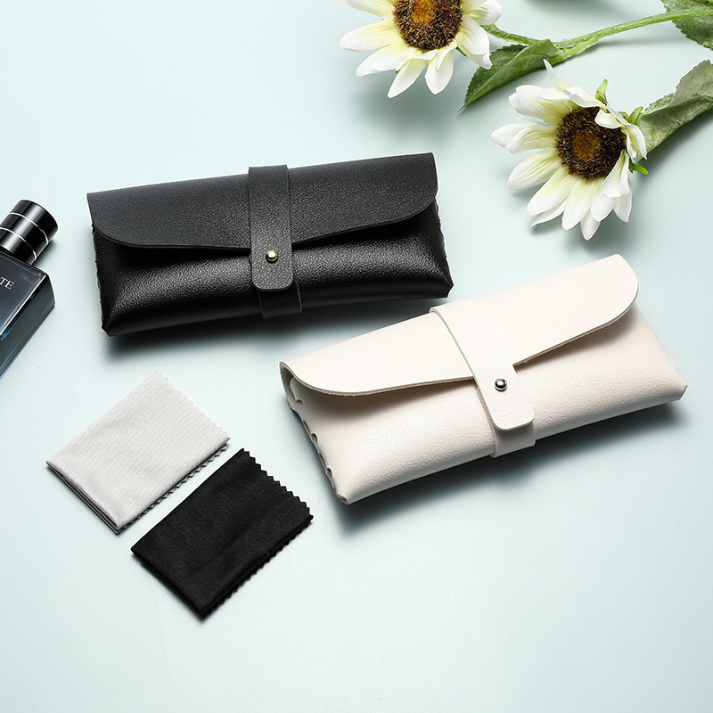 High-grade Glasses Case Men's Portable Anti-pressure Anti-pressure ins Japanese Simple Myopia Sunglasses Women's Storage