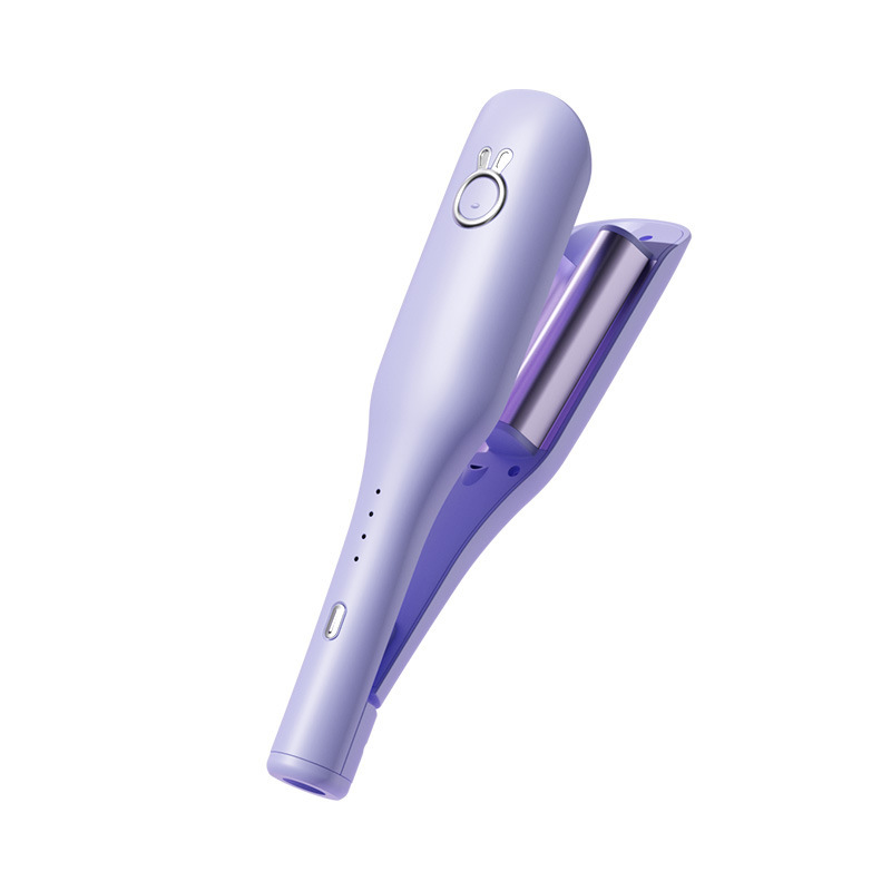 新しいディープ V フレンチ エッグロール ヘアアイロン 32 ミリメートル水の波紋長持ちする火傷防止マイナスイオンは髪のウェーブを傷つけません|undefined