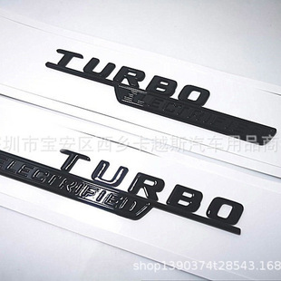 Suitable for the new Mercedes-Benz C43 C63S car logo TURBO ELECTRIFIED leaf side label labeling