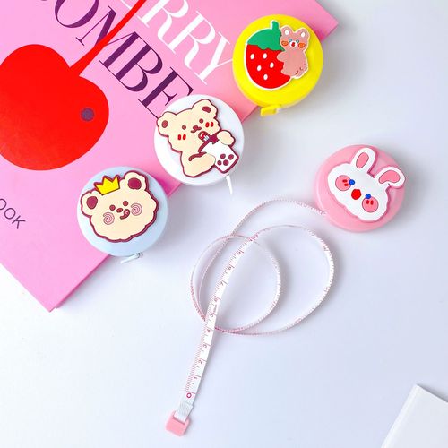 ins mini tape measure cartoon cute tape measure portable meter ruler waist size measurement height measurement clothing soft ruler