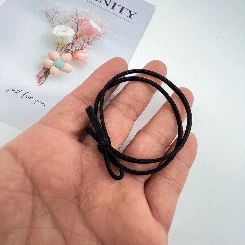 皮筋头绳韩版简约扎头发橡皮筋小清新森女系发圈高弹力基础发绳女|undefined