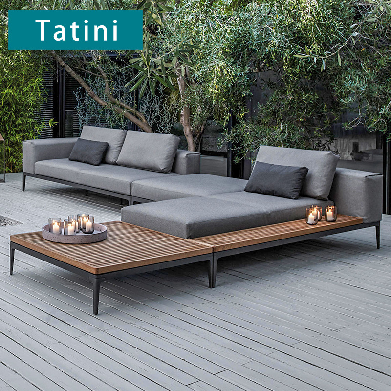 Al aire libre al aire libre de ocio sofá combinación al aire libre patio terraza Villa Sol Sala impermeable protector solar jardín sofá