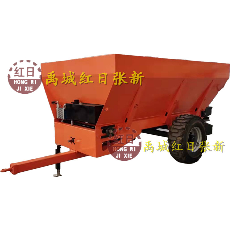 禹城6方牵引式双圆盘撒粪车厂家 新疆大地块撒粪车使用视频撒播机