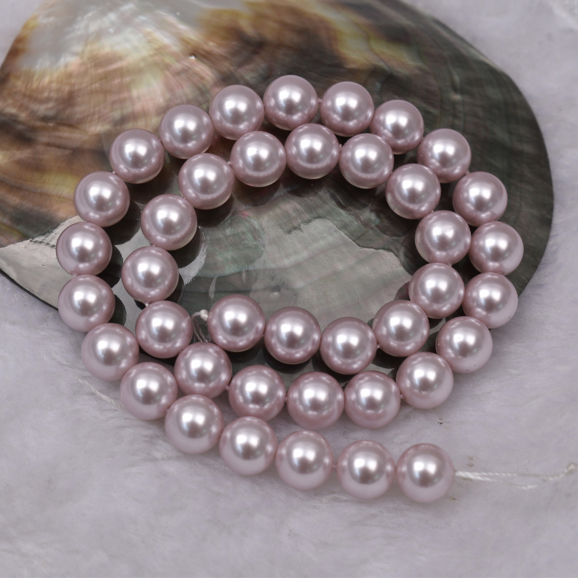 蝶貝模造真珠散珠DIYネックレス手作りジュエリーアクセサリー直穴カラフルパール原材料卸売ガラス