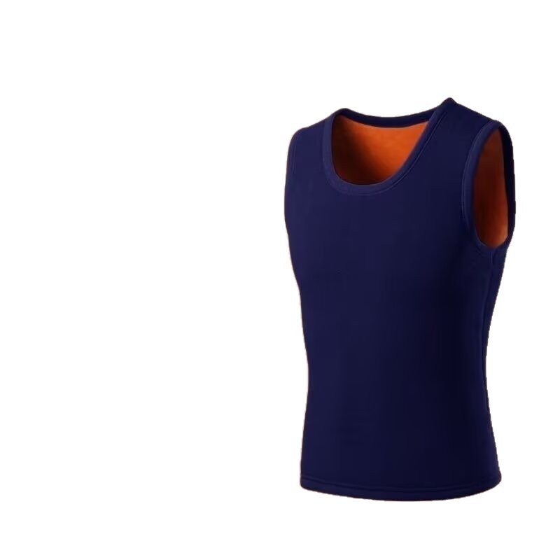 Fabricante de origen más chaleco de terciopelo dorado grueso chaleco de invierno camisa de fondo para adultos camiseta sin mangas chaleco cálido