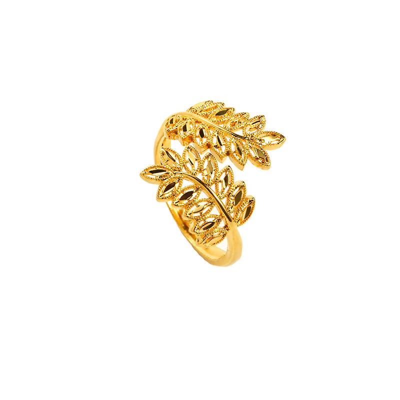 Vietnam oro de arena china broca pulsera anillo feminino retro moda nacional no se desvanece joyas accesorios Yiwu