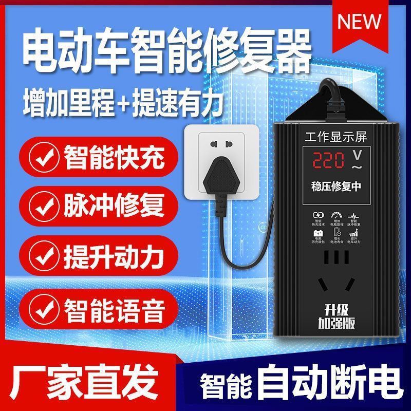 [original genuine goods] intelligent household electric vehicle pulse frequency conversion repair device lost battery automatic power-off universal
