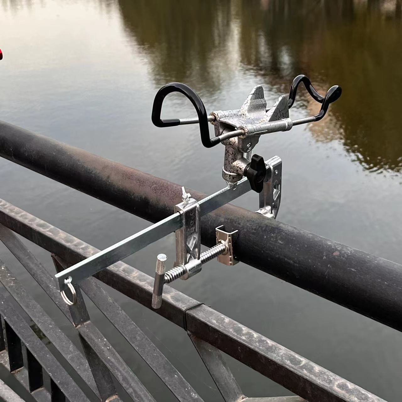 Bridge fishing raft fishing bracket clamping multi -function raft…