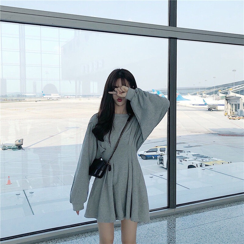 New Style Skirt 2022 Autumn and Winter Dress, Long-Sleeved Mid-Length A-Line Dress, Slimming, Waist-Cinching, and Stylish New Style Skirt 2022 Autumn and Winter Dress, Long-Sleeved Mid-Length A-Line Dress, Slimming, Waist-Cinching, and Stylish