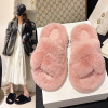 Tide, slippers, demi-season footwear, loose fit, 2023 collection, Korean style