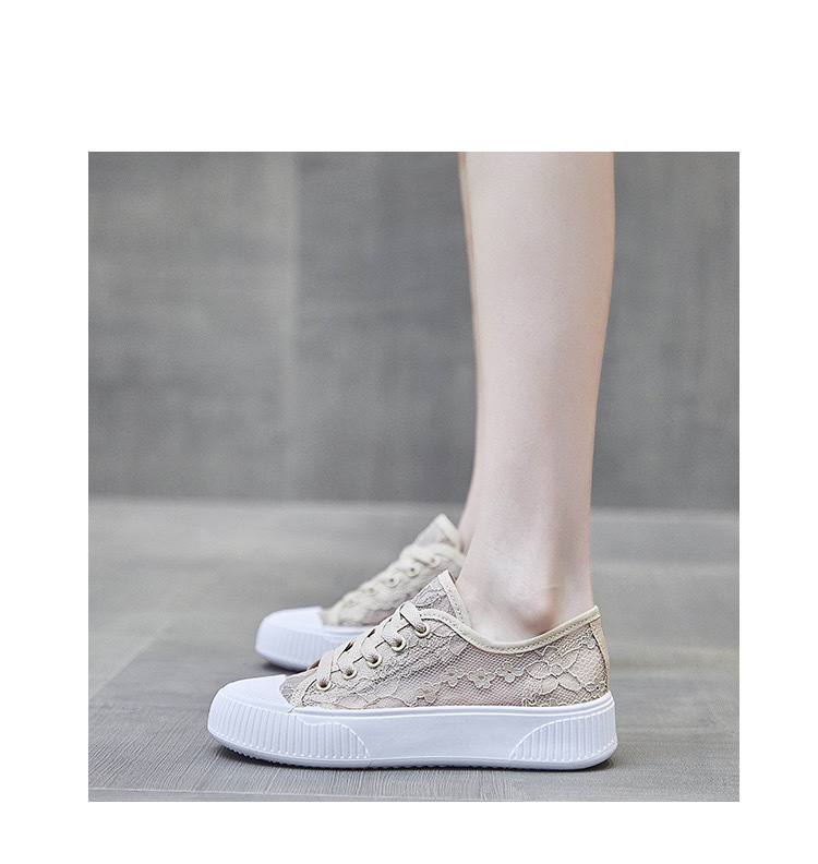 Student mesh neue sommer dünne kleine duft stil dicke sohle spitze weiß sport bord schuhe für frauen_voghion.com