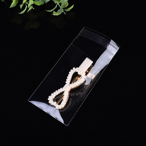 OPP transparent plastic packaging bag clothing self-adhesive bag jewelry seal bag long ziplock bag large batch 45