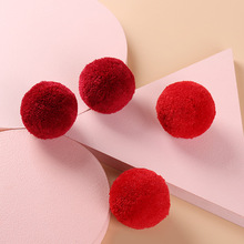 彩色开司米毛球手工diy修圆毛绒球鞋帽饰品配件杨梅球辅料批发