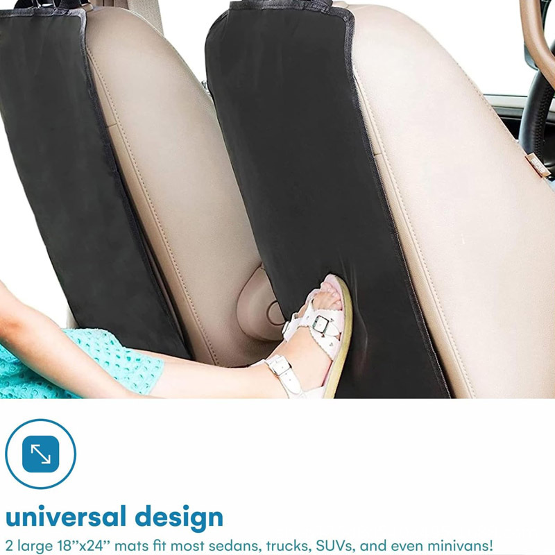 Car Kick Mat Seat Protector Waterproof Backseat Organizer Car Storage Bag