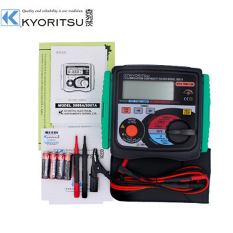 克列茨KYORITSU兆欧表 KEW3007A 绝缘电阻仪3量程250V/500V