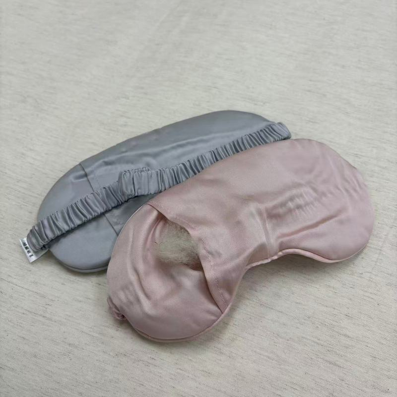 麻アイマスク、雨露麻アイマスク、厚みのある遮光アイマスク、睡眠と昼寝用の学生アイマスク|undefined