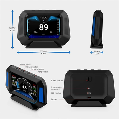 display LCD OBD multi-function | Vehicle HUD