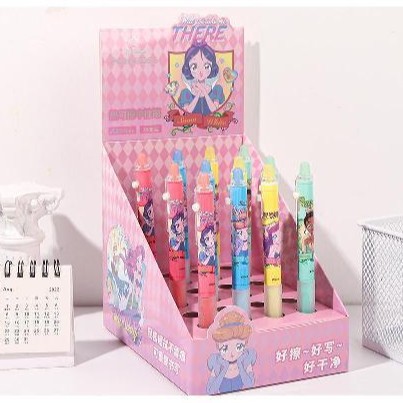 Mai and Visis Nippon Princess Series Black/Blue Hot Erasable Gel Pen Magic Erasable and Easy to Erase