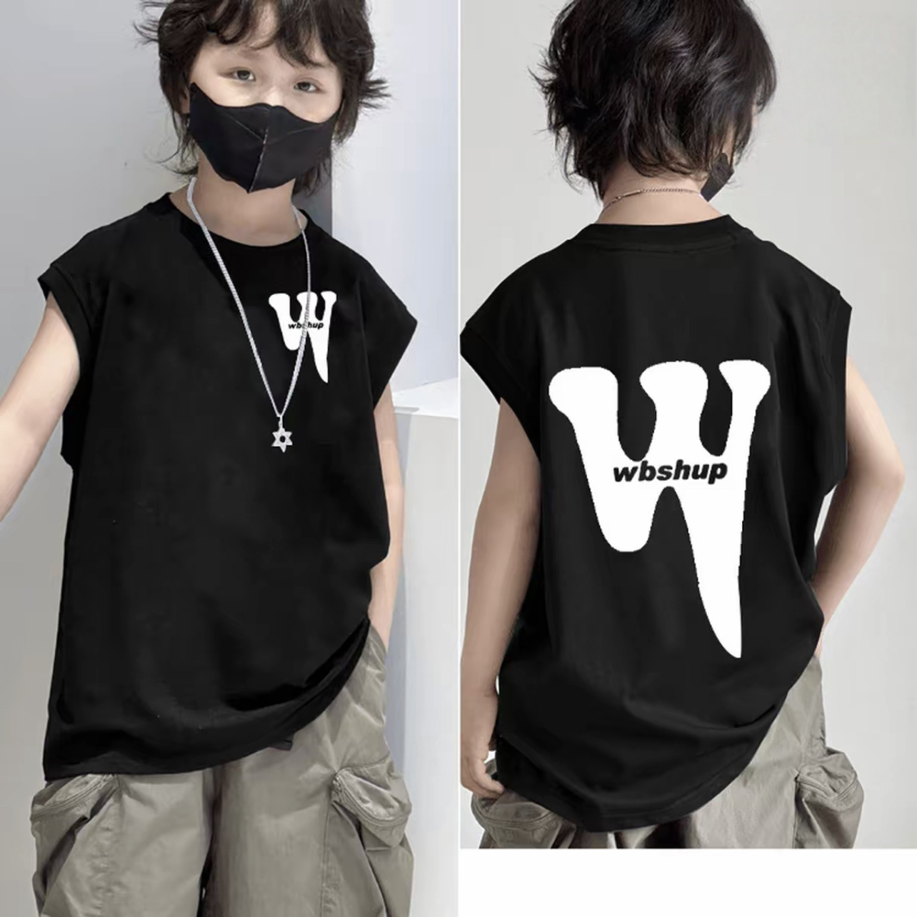 Black-W 문자 양면 인쇄