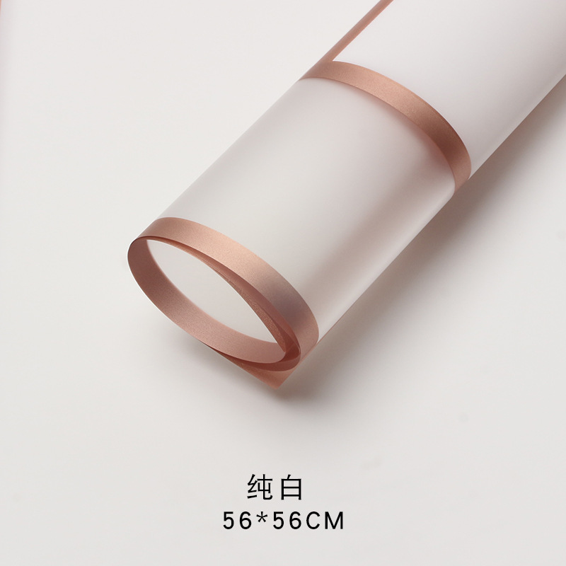 Brillante papel de Milán espacio de papel de embalaje de flores plástico opp película mate impermeable floristería material floral al por mayor