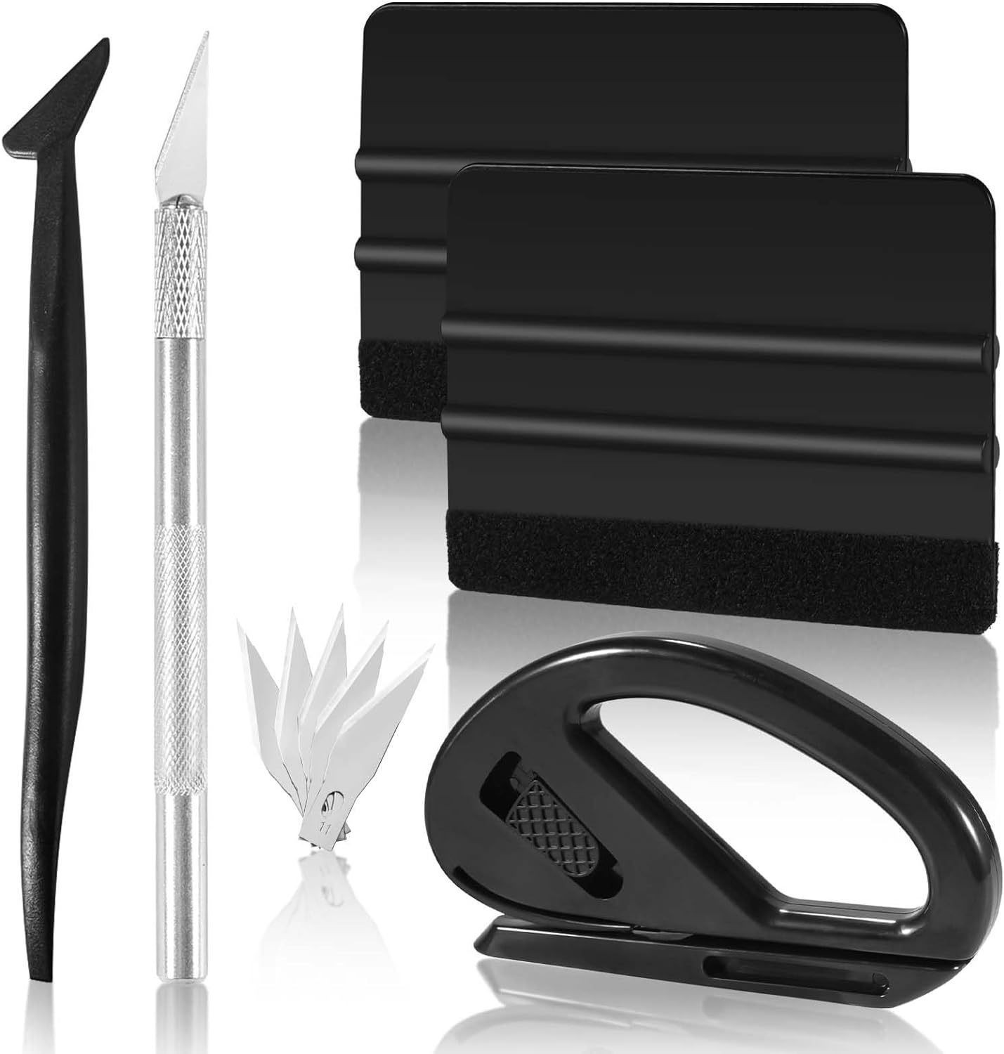 Auto film tool suit window solar film special tool beef tendon hard scraper tool cross-border suit