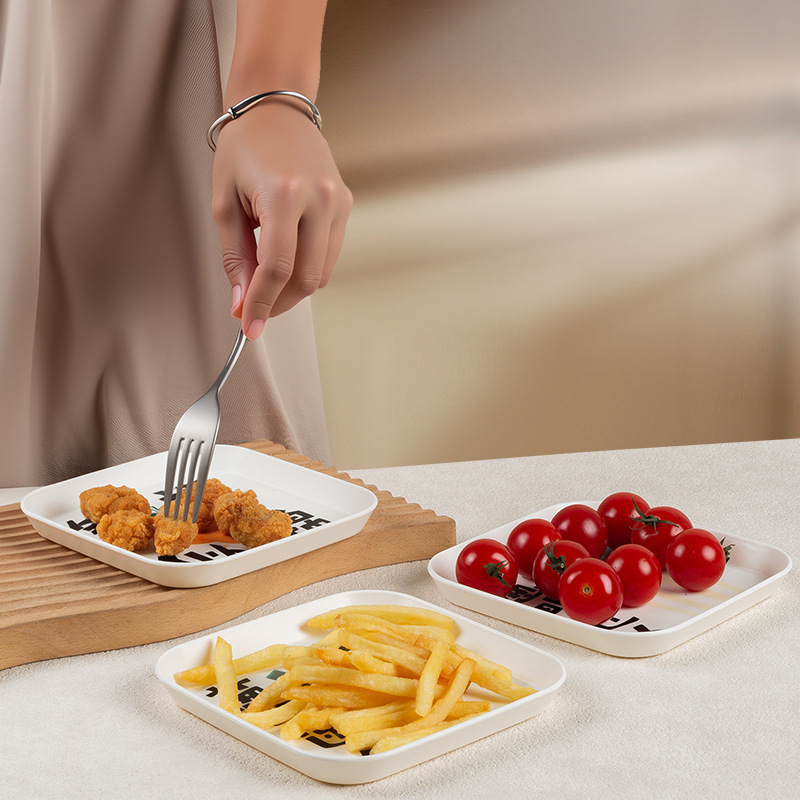 家用吐骨碟家用套装餐桌装骨头垃圾小碟子塑料零食干果小吃水果盘|undefined