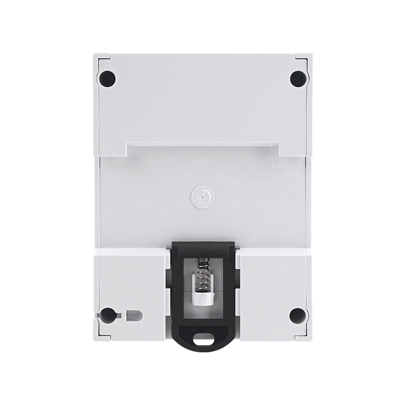 Transfronterizos medidor monofásico inglés guía de riel medidor de energía eléctrica 4P medidor electrónico 80A 100A LCD 230V