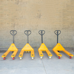 2-ton manual hydraulic pallet truck, forklift 5000kg hydraulic pallet PU wheel ground bull loader, hand-pull push drag truck