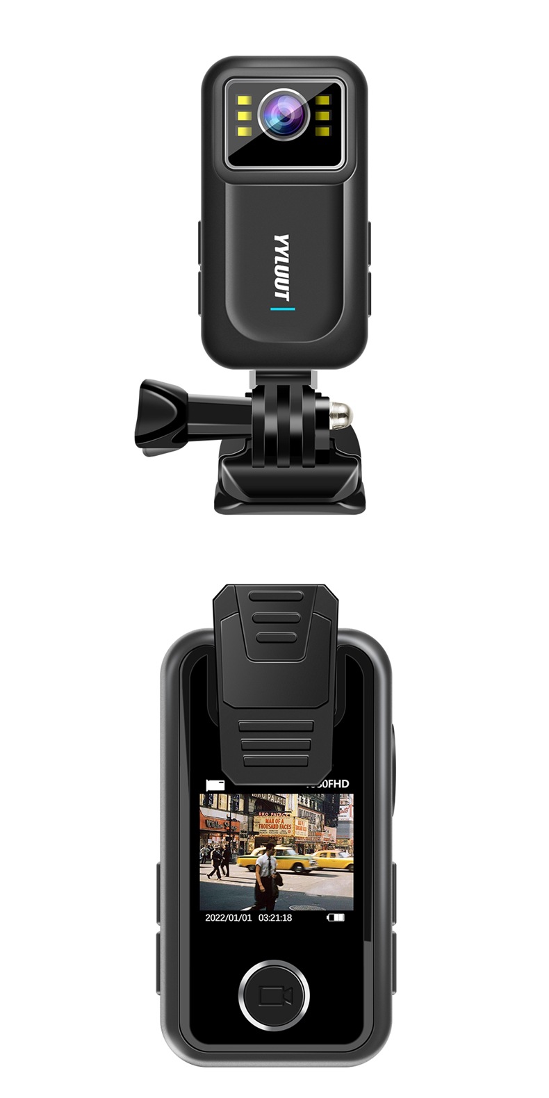 Sports Camera Motorcycle Driving Recorder Hd Anti-Shake Waterproof Riding Electric Vehicle Motorcycle Special Camera Peihui