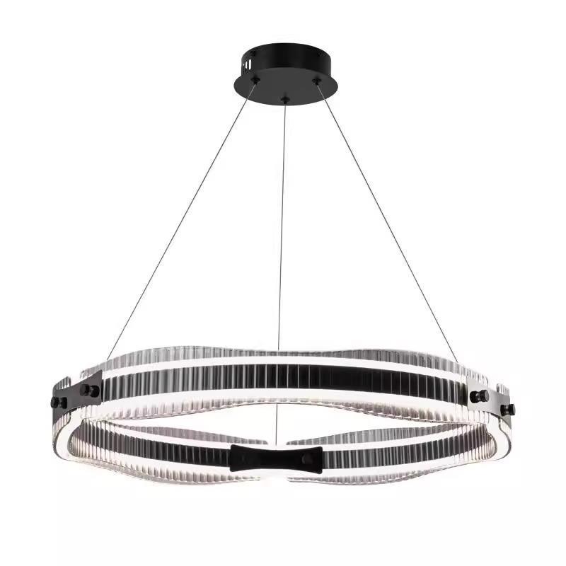 Lámpara de la sala de estar minimalista italiana moderna, simple y lujosa, atmósfera superior, iluminante, comedor, lámpara de la habitación principal