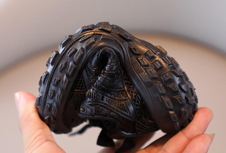 2024 Primavera Autunno Nuove scarpe alla moda per pneumatici Versatili per ragazze e ragazzi, Scarpe sportive in rete bianche e nere, Ragazzi casual_voghion.com