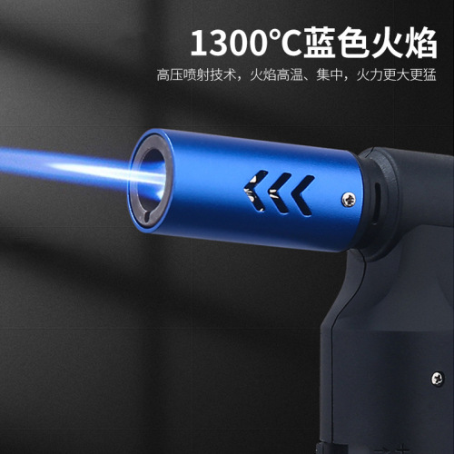New model windproof straight blast personalized moxa cigar user outdoor barbecue fire starter spray gun lighter multi-functional