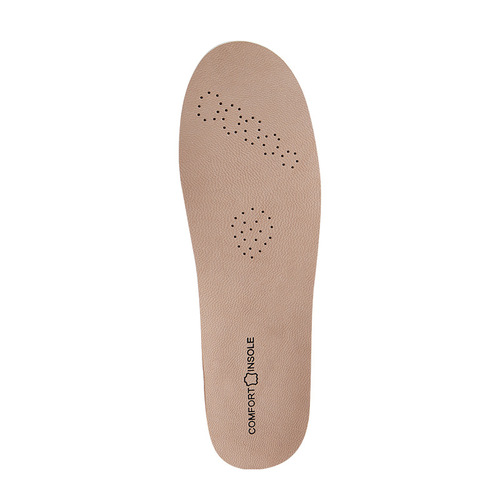 Genuine leather insoles for women with soft soles, comfortable, breathable, sweat-absorbent and deodorant latex, thickened sports shock-absorbing leather for men, summer