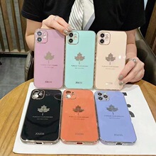 手机壳批发适用oppo reno16枫叶电镀手机壳findx9s a7promax软壳