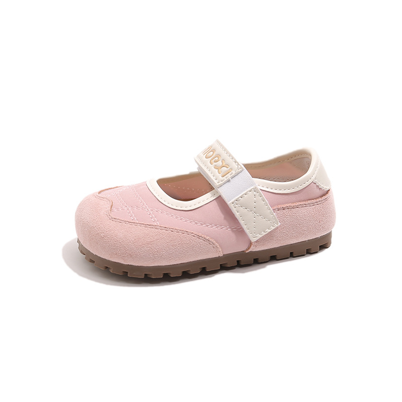 Ins zapatos de entrenamiento de boca superficial de otoño 2026 nuevo estilo coreano de zapatos deportivos casuales para niñas con suela suave, zapatos Mary Jane Gump
