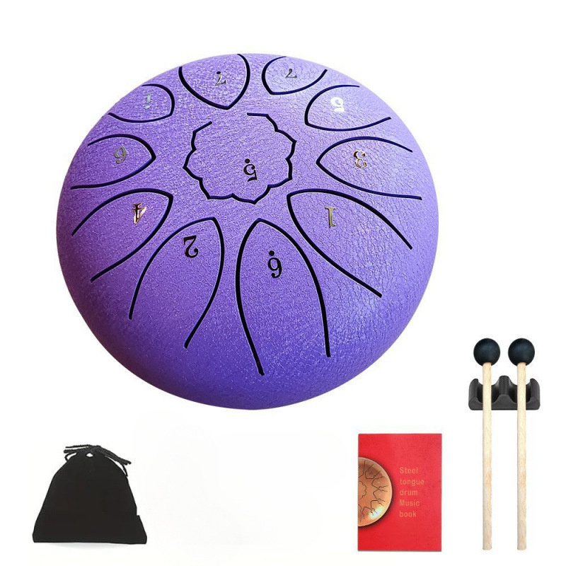 Drum etéreo de pulgada sonido mini pulgada sonido de niños de iluminación estudiantes instrumentos musicales tambor lengua de acero principiantes Aliexpress