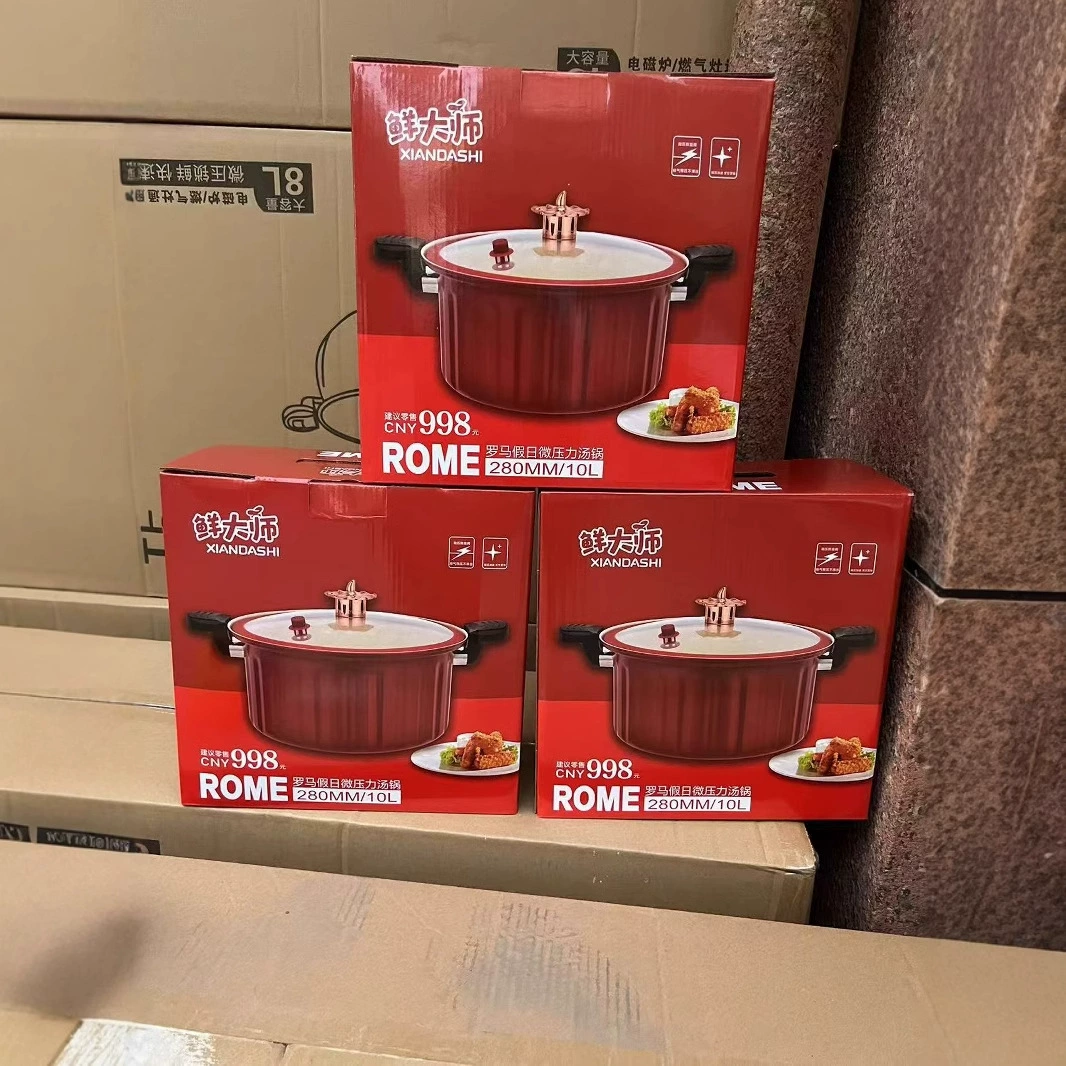 Многофункциональная универсальная суповая кастрюля Wanlida Master Rome One, антипригарная кухонная кастрюля, красный подарок