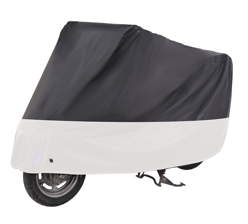 Motorcycle Cover Rain-proof Sun-proof Thickened Motorcycle Car Cover Rain-proof Snow-proof Motorcycle Cover Thickened and Long