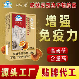 增强免疫力破壁灵芝孢子粉胶囊12粒盒装批发保健食品直播货源营养