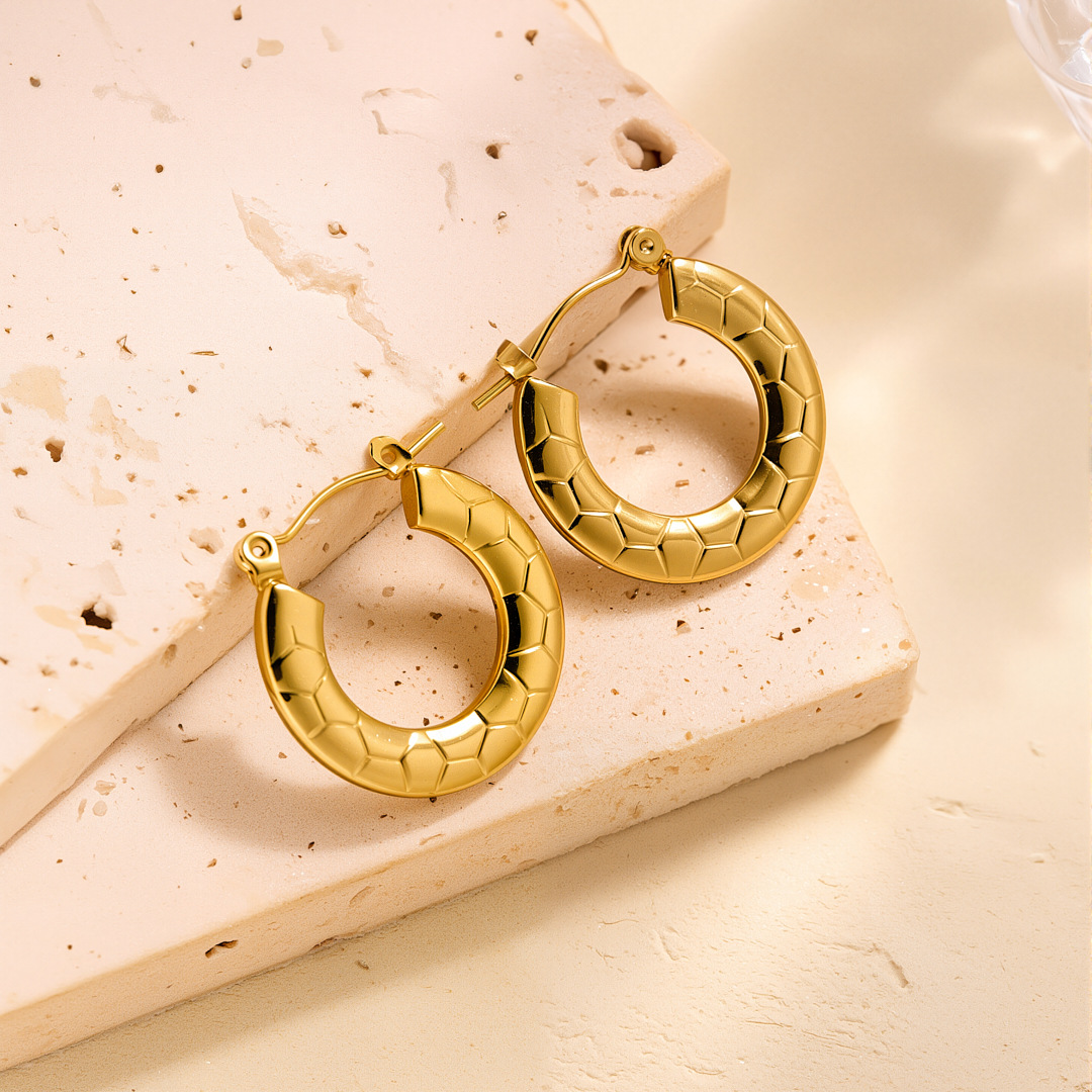 Eh091 earrings gold