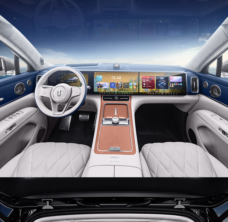 Suitable for the new AITO M9 trunk mat TPE26 model, five or six-seater Huawei car interior modification decorative accessories floor mat