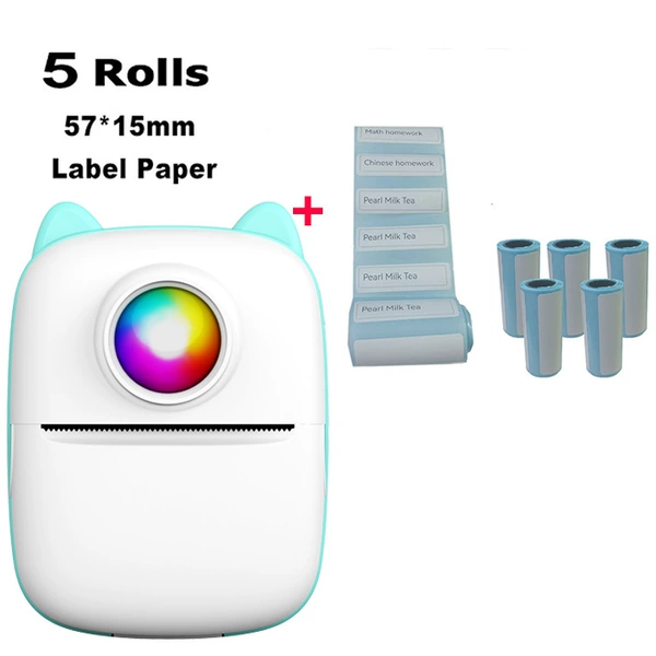 X2 blue+5 roll tag paper