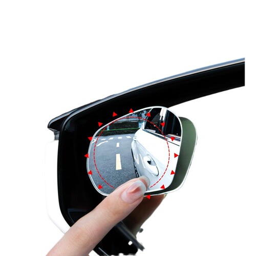 Car-specific rearview mirror, reversing artifact, blind spot-free frameless small round mirror, reflective auxiliary, 360-degree high-definition wide-angle