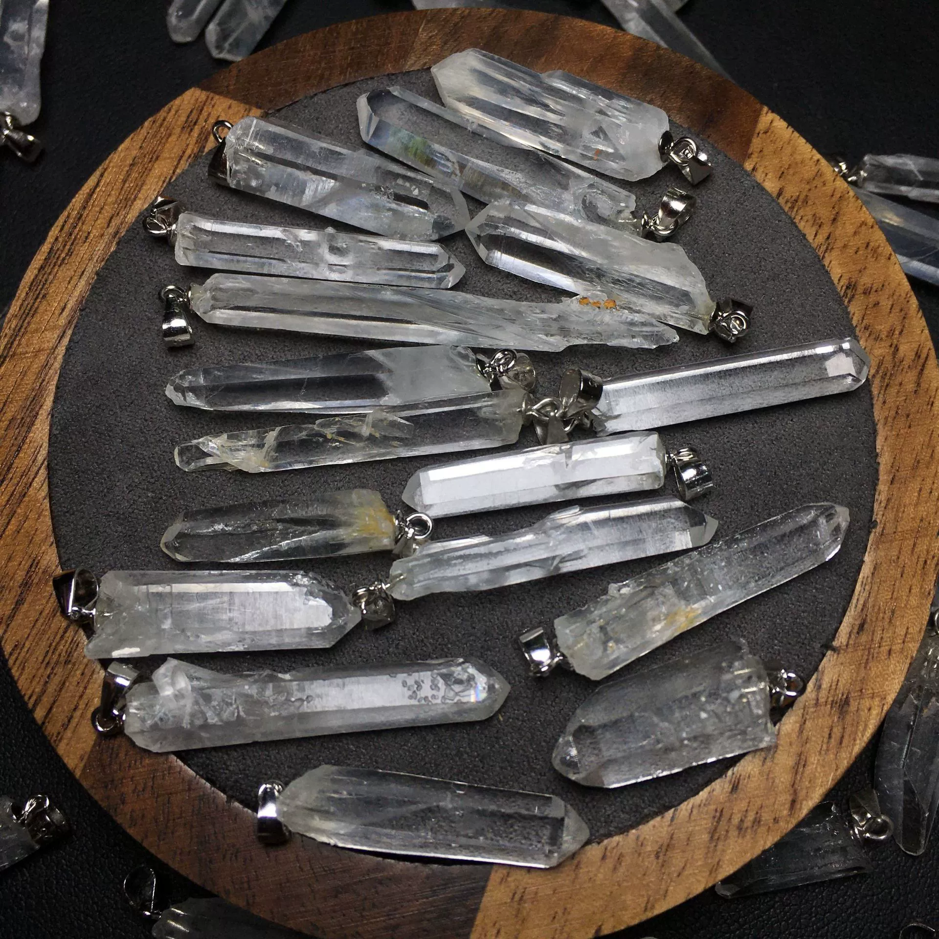 Маленький кулон Natural Limlia, инкрустация серебряной пряжкой S925, простая энергия темперамента моды